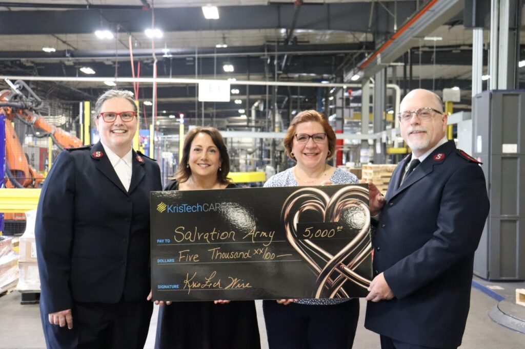 Kris-Tech Supports Salvation Army of Rome with Donations and Drive